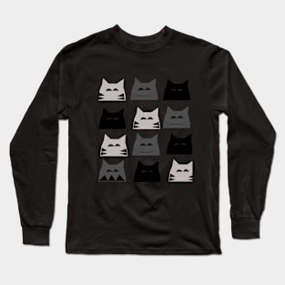 12 Cats Long Sleeve T-Shirt